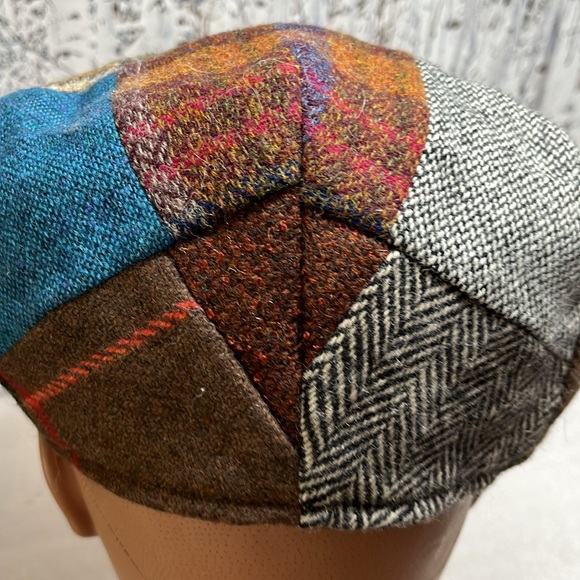 Hanna Hats Vintage Cap Patchwork
Tweed Sz L Wool News Cap - Picture 3 of 7
